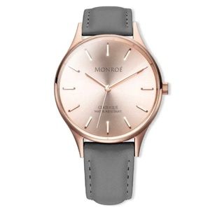 NEW Monroe Watch - Charcoal Leather